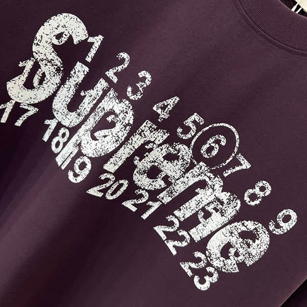 超話題!シュプリーム エムエムシックス 偽物 プリントTシャツ ナンバリング ロゴ Max72293